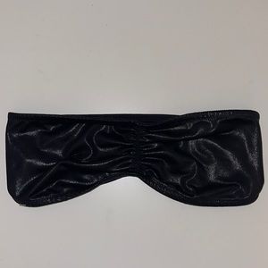 VS Pink Sparkly Black Bandeau Small